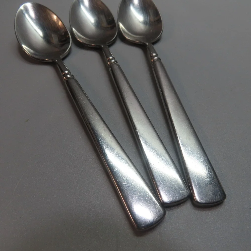 Oneida Cube EASTON‎ Stainless Teaspoon Set of 3 Flatware 6
